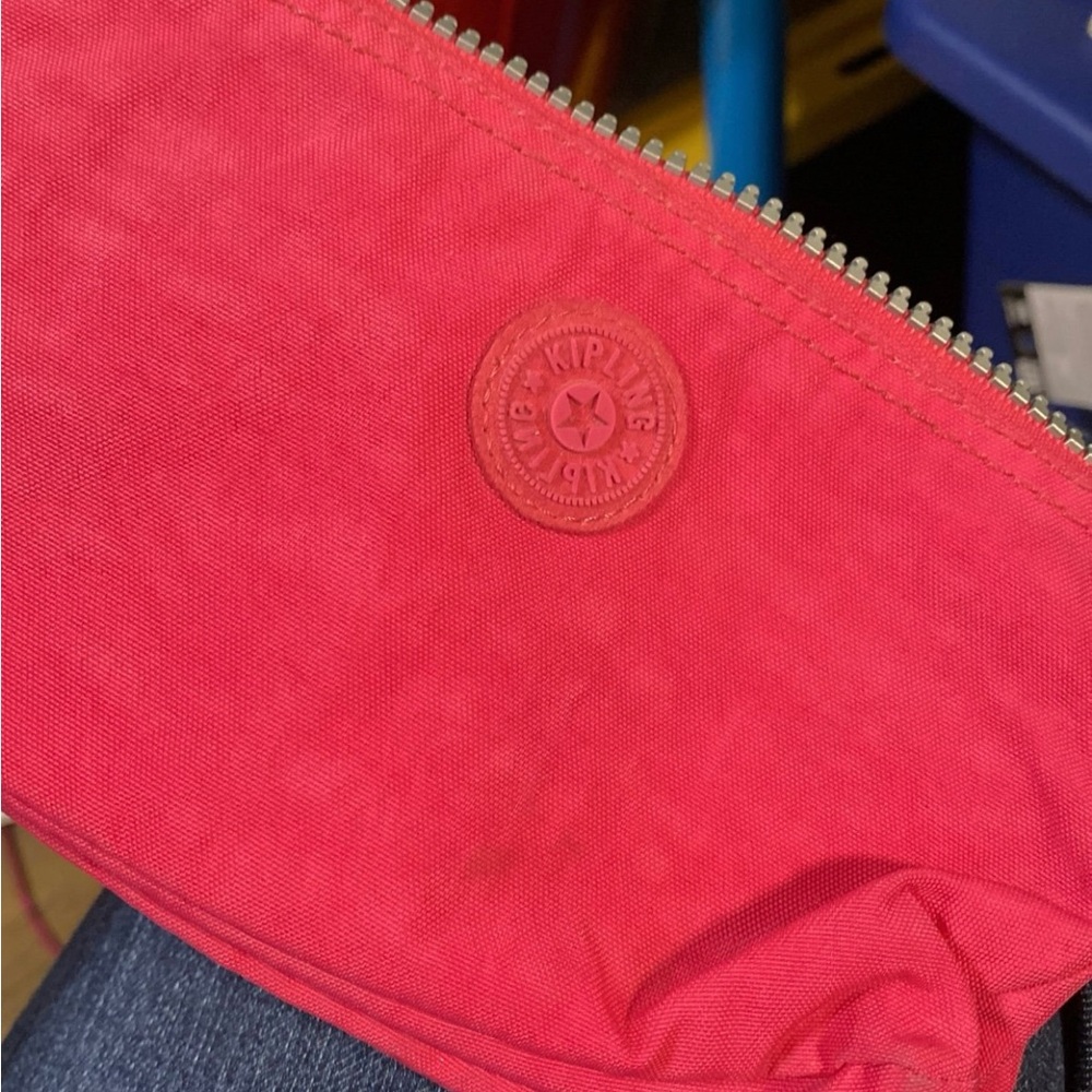 Kipling Bold Pink Double-Zip Pouch